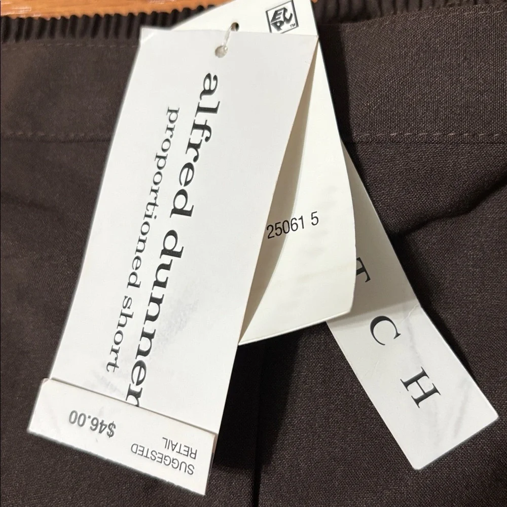 Alfred Dunner Brown Straight Leg Pants with Pockets